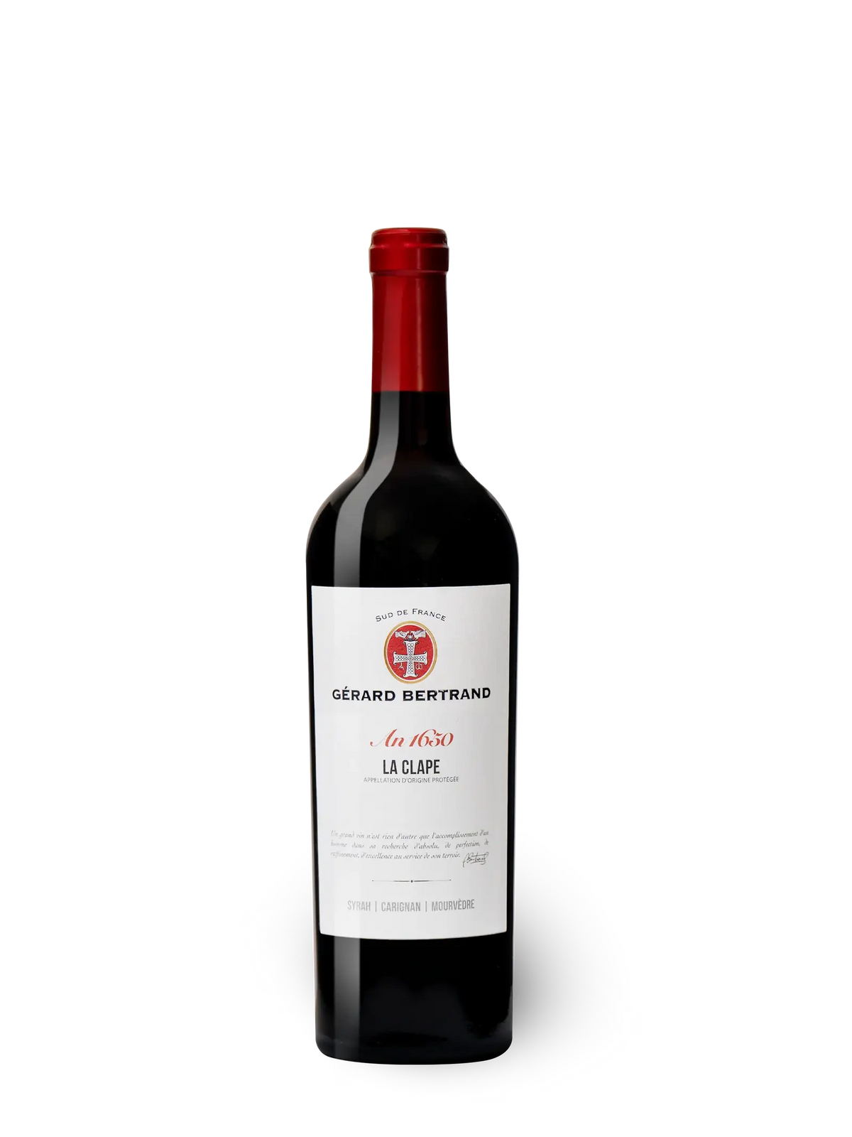 Héritage An 1650 rouge La Clape 2022