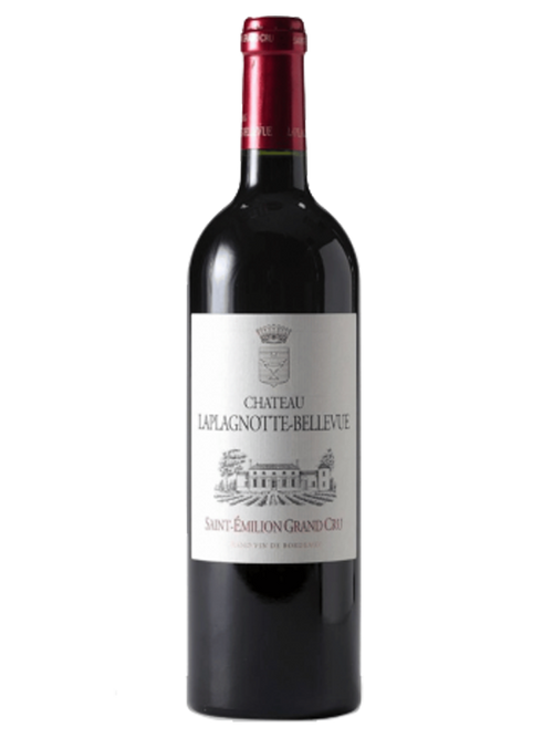 Bouteille de vin Château Laplagnotte-Bellevue Saint-Émilion Grand Cru.